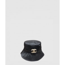 샤넬 실크 새틴 벙거지 AA7648