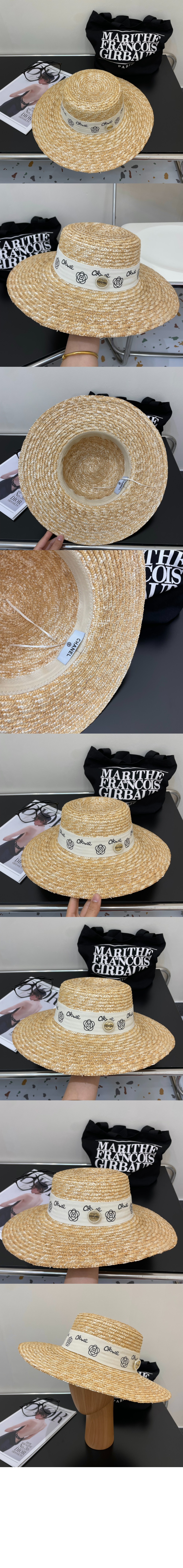 샤넬 밀짚모자 선캡 AA4722