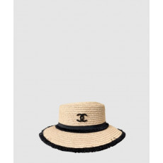 샤넬 밀짚모자 선캡 AA8652