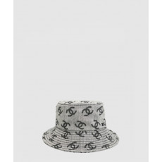 샤넬 데님 CC 로고 버킷햇 AA8274