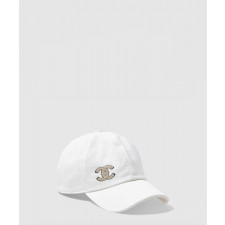 샤넬 로고 베이스볼 캡 AA8087