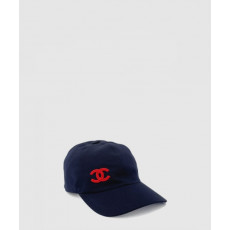 샤넬 로고 베이스볼 캡 AA8955