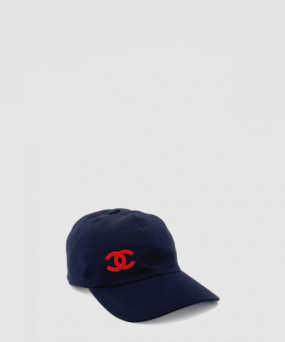 샤넬 로고 베이스볼 캡 AA8955