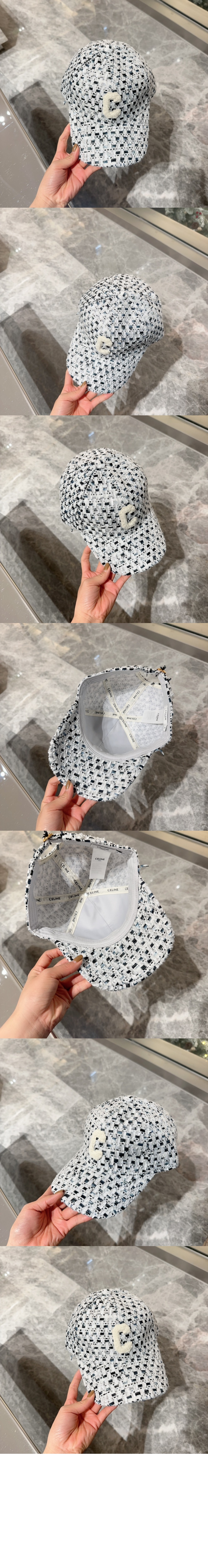 셀린느 니트 베이스볼 캡 2A65U3