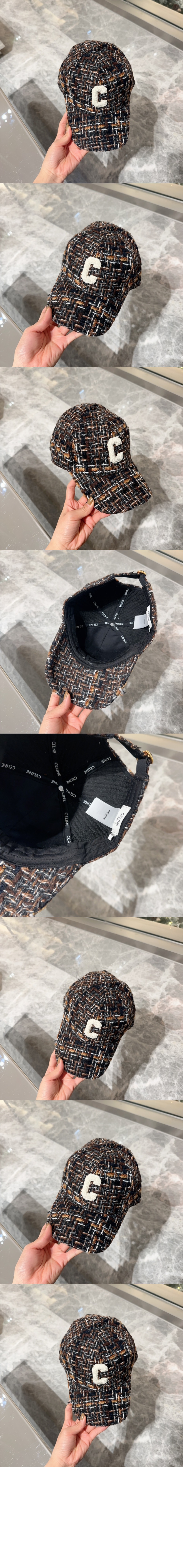 셀린느 니트 베이스볼 캡 2A65U3