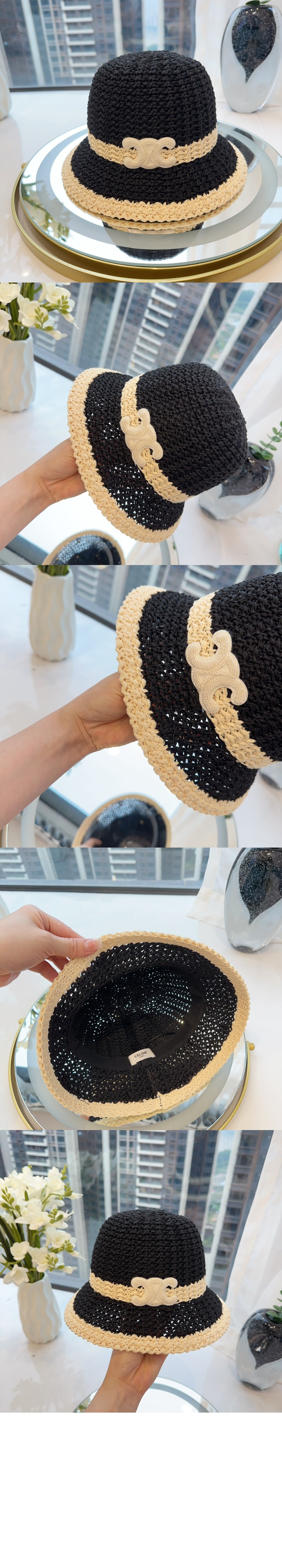 셀린느 니트 벙거지 2A85US