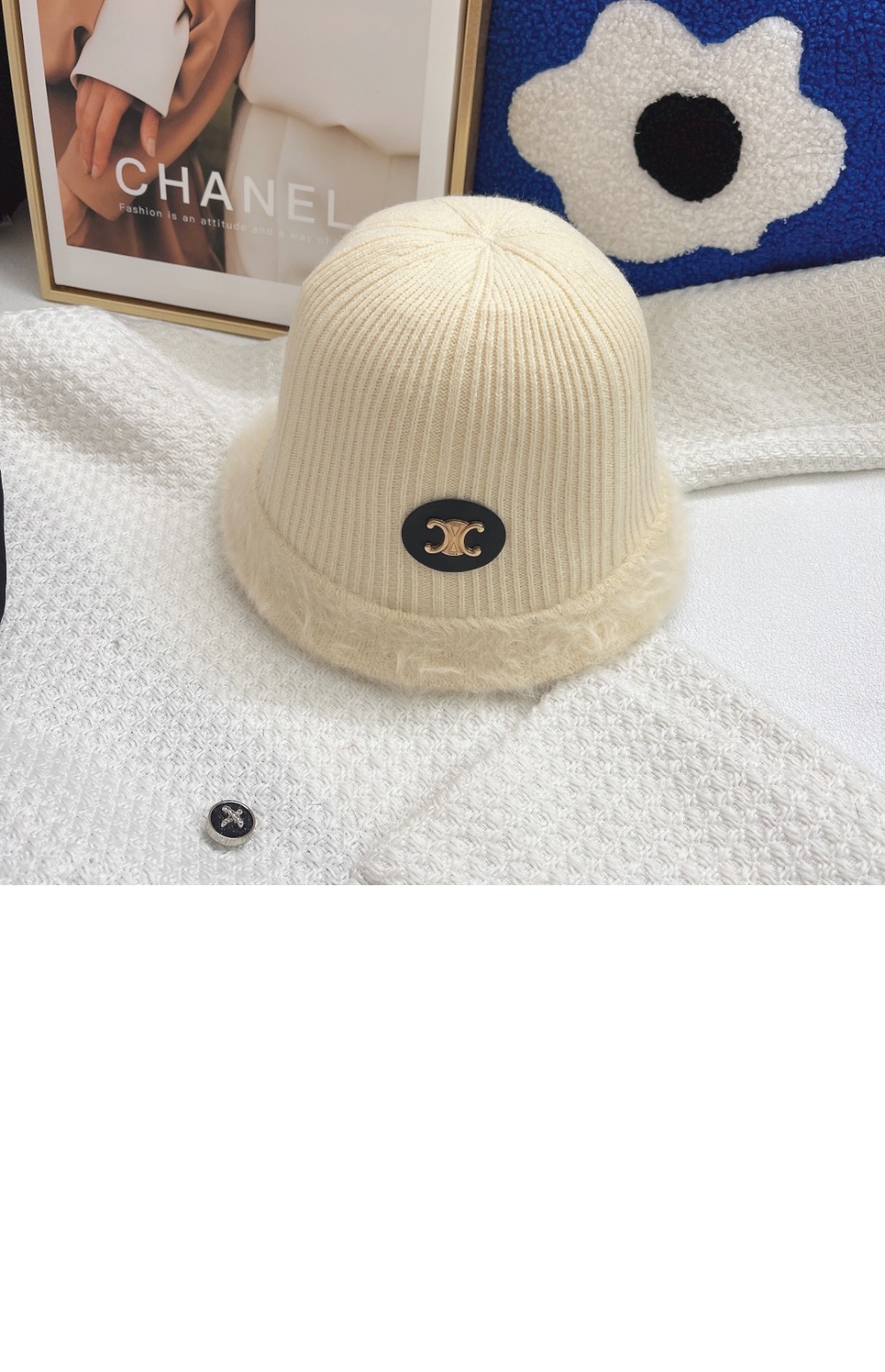 셀린느 니트 벙거지 2AFG35