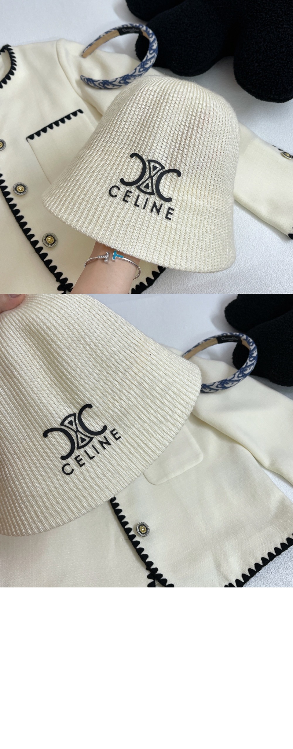 셀린느 니트 벙거지 2AT341