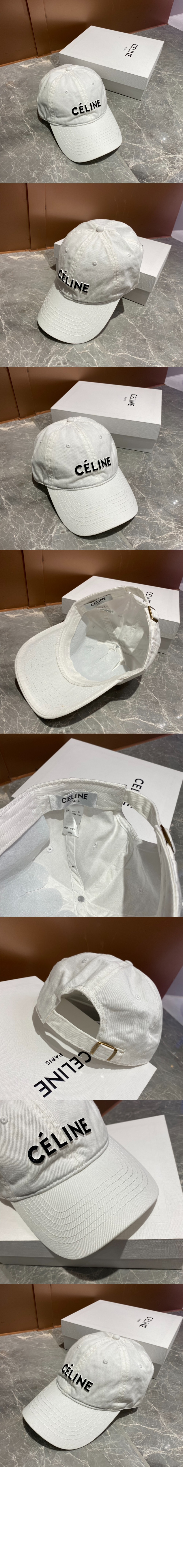 셀린느 베이스볼 캡 2AOP2S