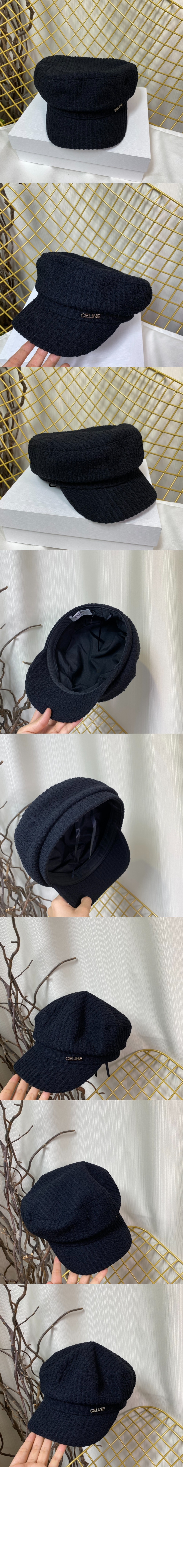 셀린느 팔각 모자 2ATS5B