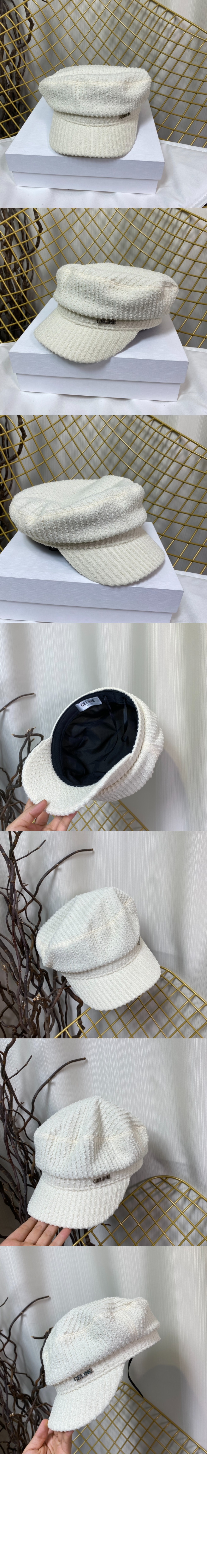 셀린느 팔각 모자 2ATS5B