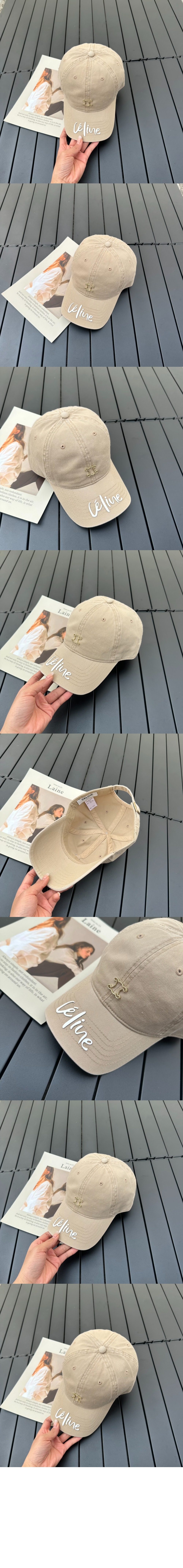 셀린느 베이스볼 캡 2A738T