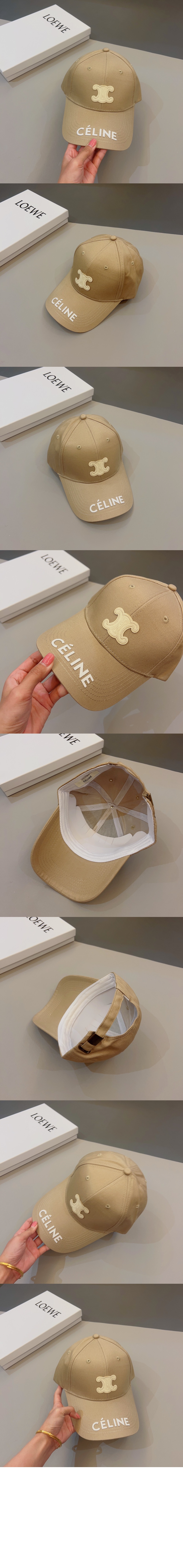 셀린느 베이스볼 캡 2A75TB