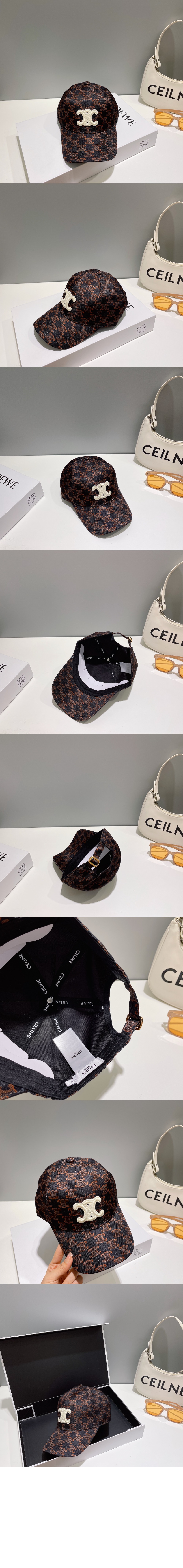 셀린느 트리오페 베이스볼 캡 2AUA17