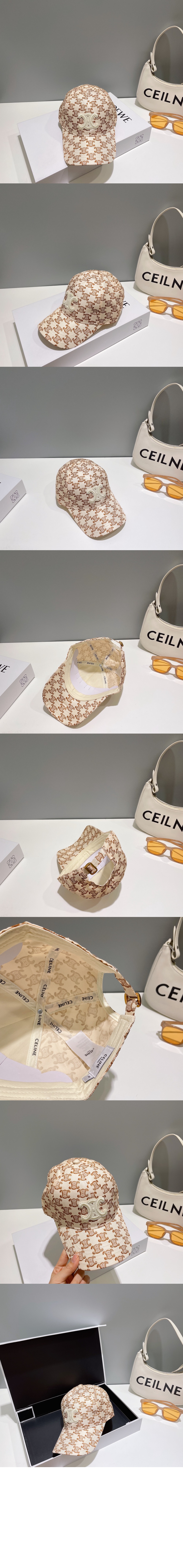 셀린느 트리오페 베이스볼 캡 2AUA17