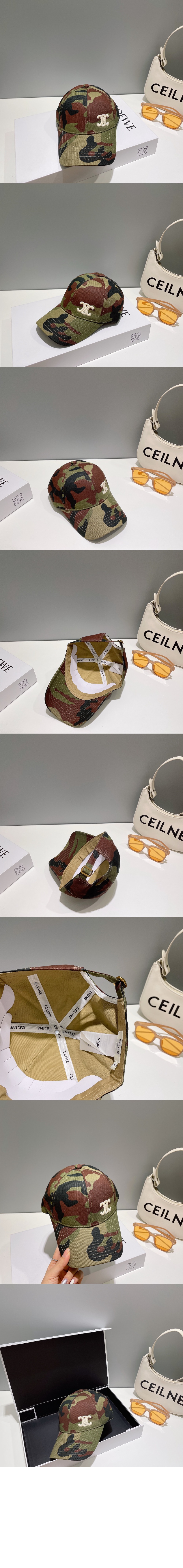 셀린느 카무플라주 베이스볼 캡 2A964B