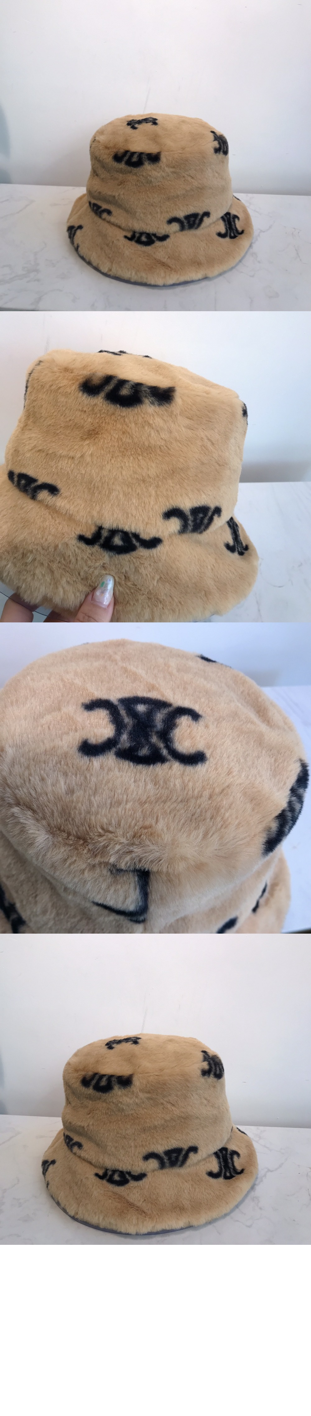 셀린느 개선문 털모자 2A6793