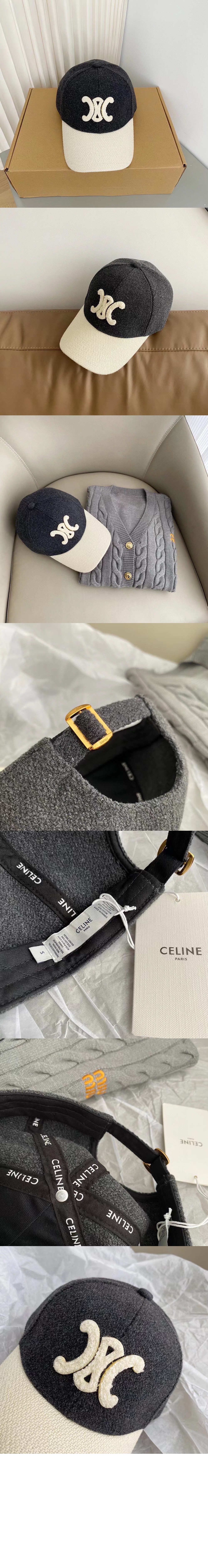 셀린느 자수 베이스볼 캡 2A1834