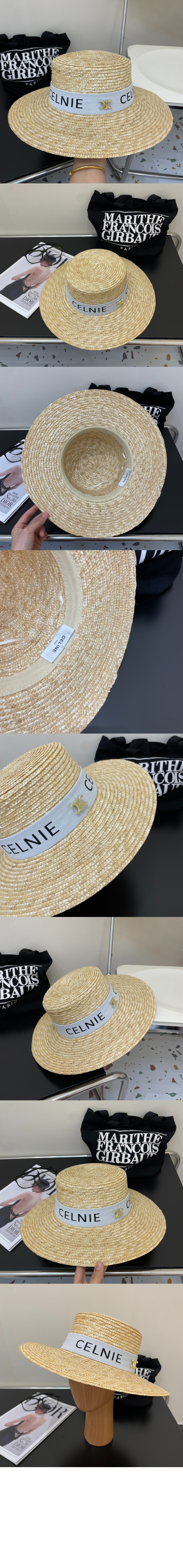 셀린느 밀짚모자 선캡 2A95B1