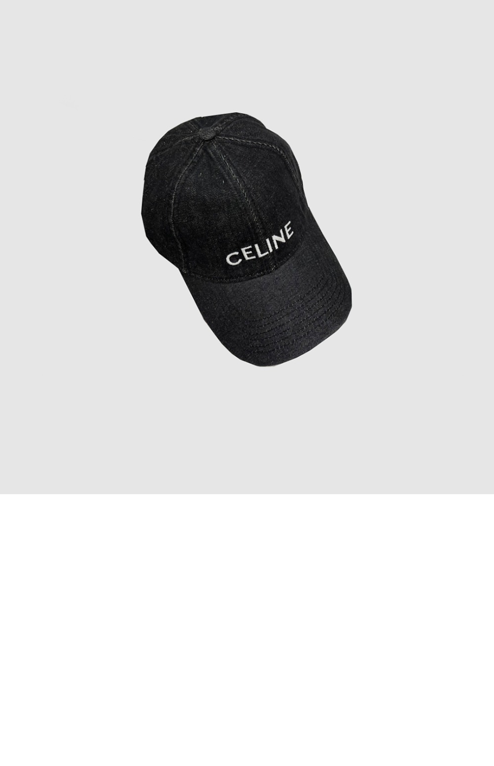 셀린느 로고 베이스볼 캡 2AUS98