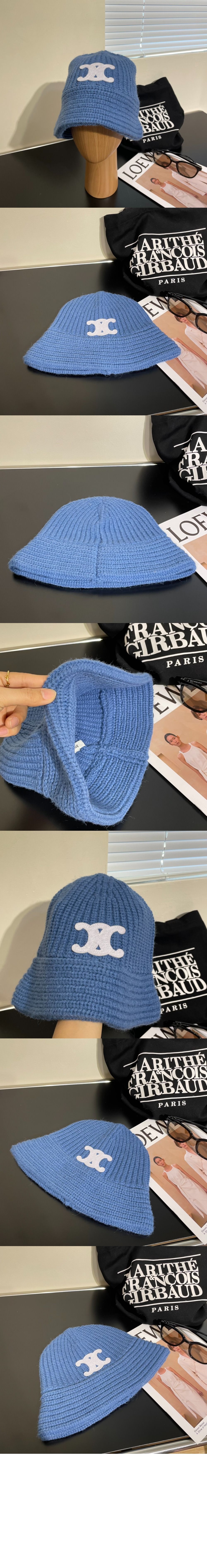 셀린느 크로셰 버킷햇 2A48T9