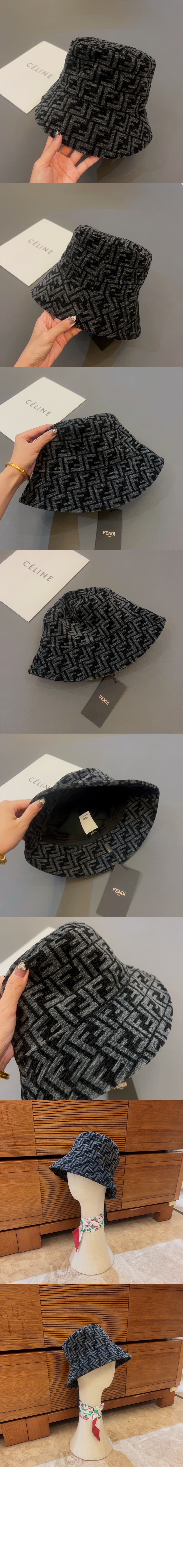 펜디 벙거지 FXQ483