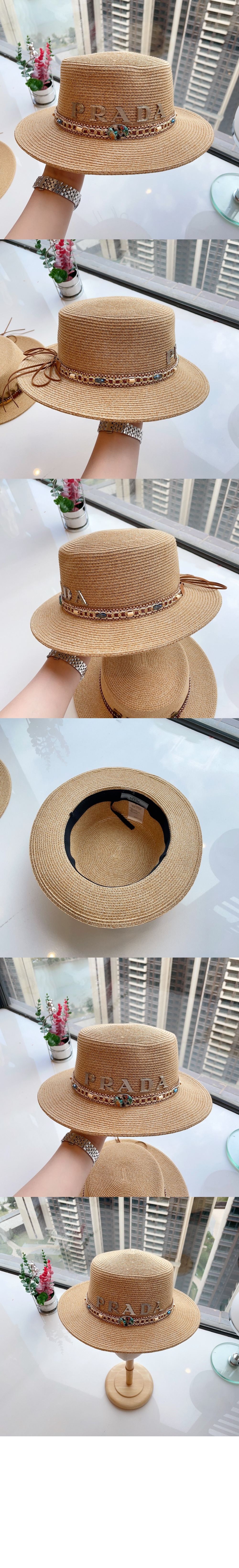 프라다 선캡 2HC547