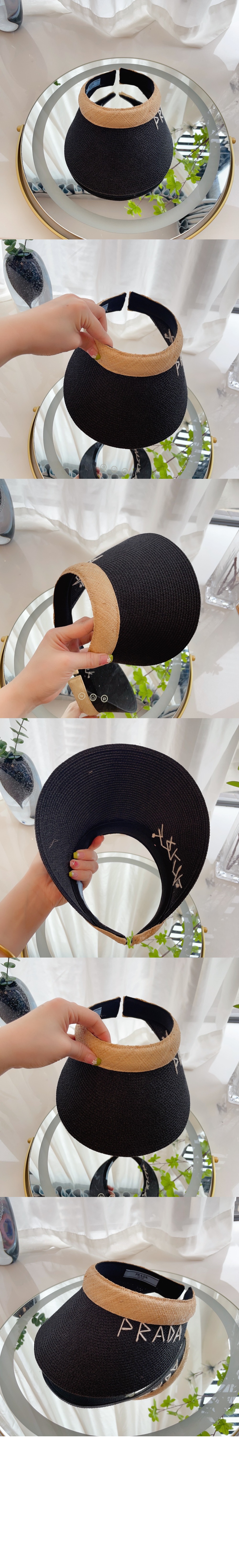 프라다 선캡 2HC538