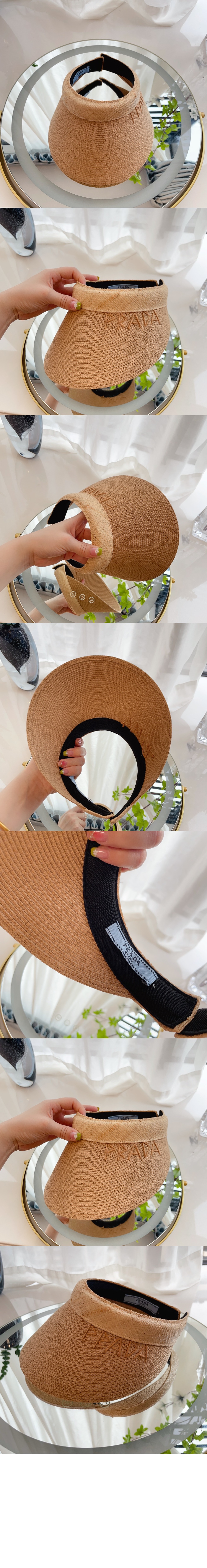 프라다 선캡 2HC538