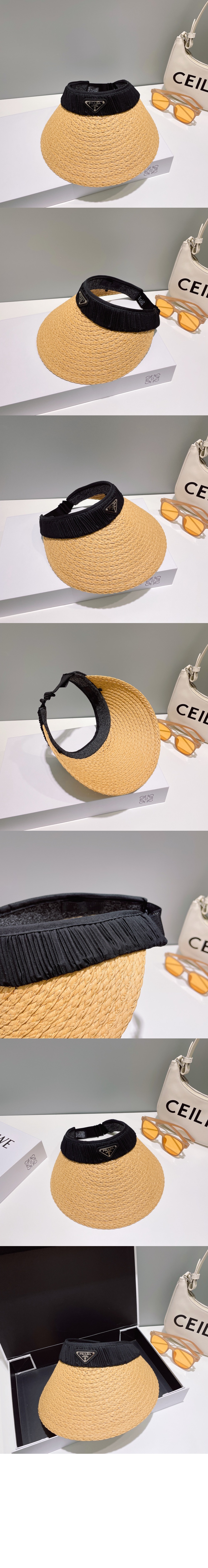 프라다 선캡 2HC476