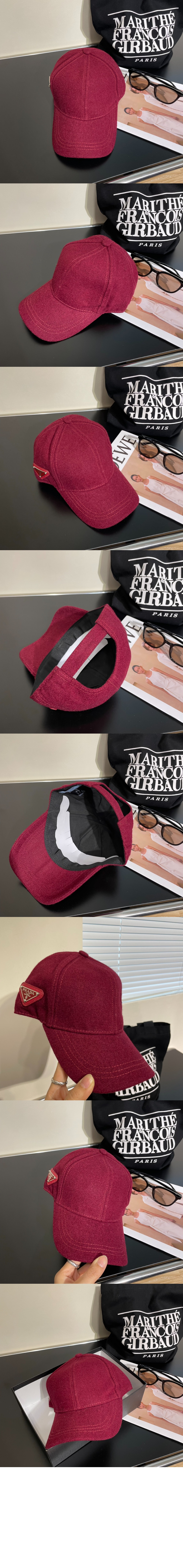 프라다 베이스볼 캡 2HC778