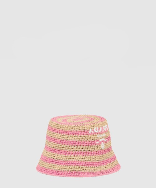 프라다 크로셰 버킷햇 1HC137