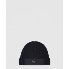 프라다 리나일론 개버딘 및 울 비니 UMD446