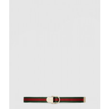 구찌 스트라이프 직조 벨트 790170