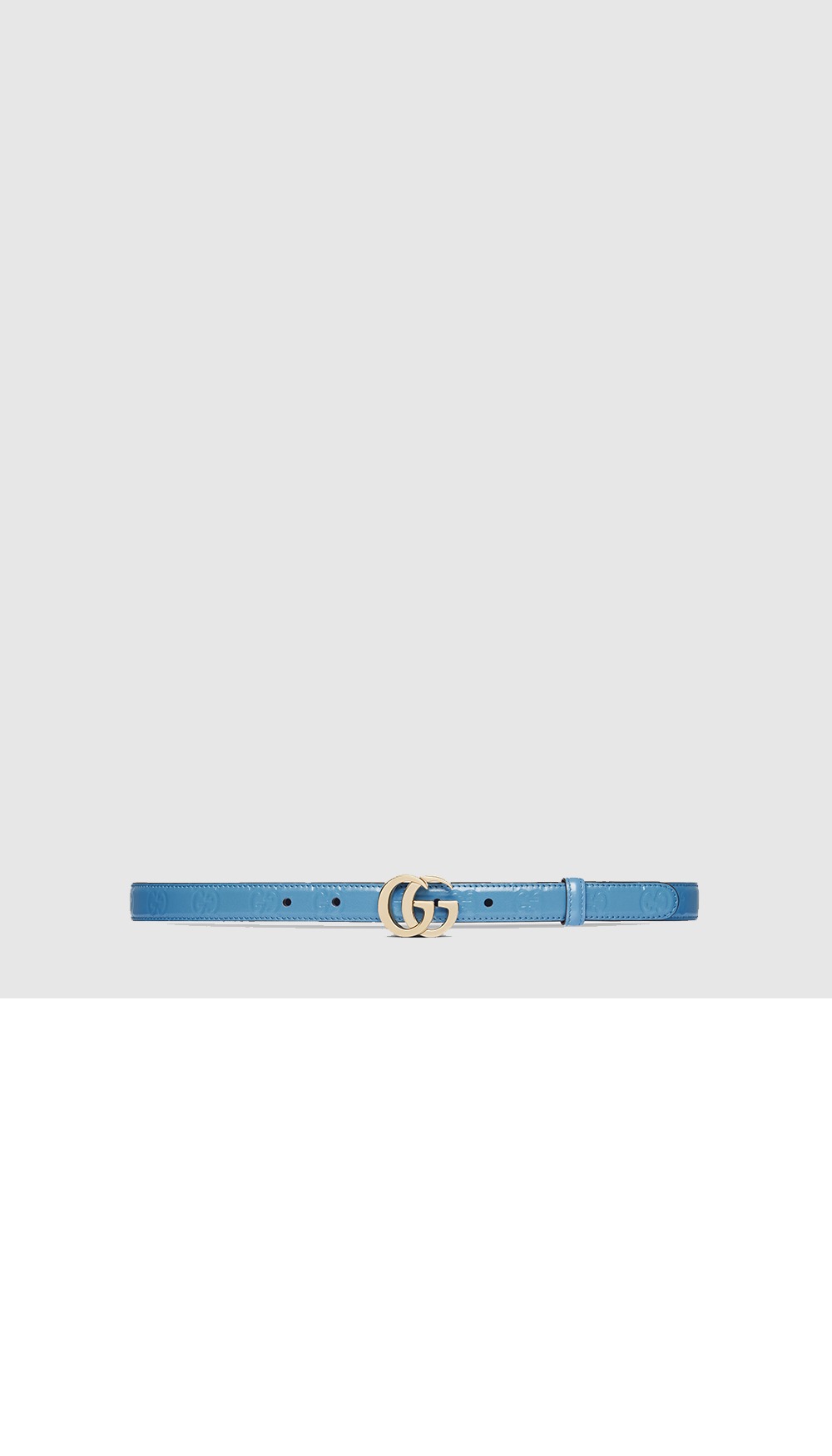 구찌 GG 밀라노 씬 벨트 805711