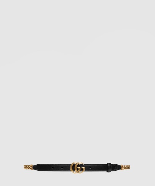 구찌 좁은 체인 벨트 760168