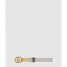 구찌 GG 마몽 리버시블 씬 벨트 659418