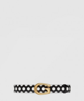 구찌 G버클 도트 벨트 709954