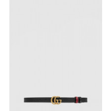 구찌 GG 마몽 리버서블 씬 벨트 659418