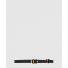 구찌 GG 마몽 리버서블 씬 벨트 659418