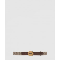 구찌 타원형 버클 벨트 699450