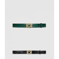 구찌 GG 악어무늬 벨트 715604