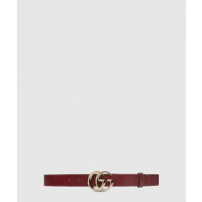 구찌 GG 마몽 씬 벨트 625839 30mm