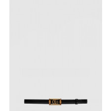 구찌 더블 G 밤부 레더 벨트 768464