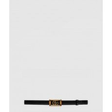구찌 더블 G 밤부 레더 벨트 768464