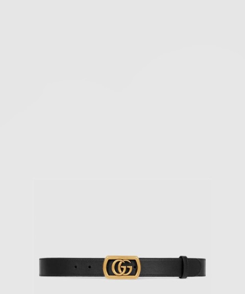 구찌 더블 G 스퀘어 버클 벨트 575587