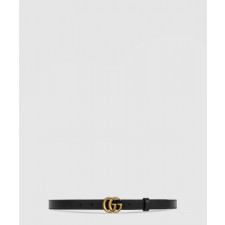 구찌 더블 G 버클 레더 벨트 409417