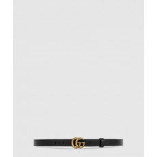 구찌 더블 G 버클 레더 벨트 409417