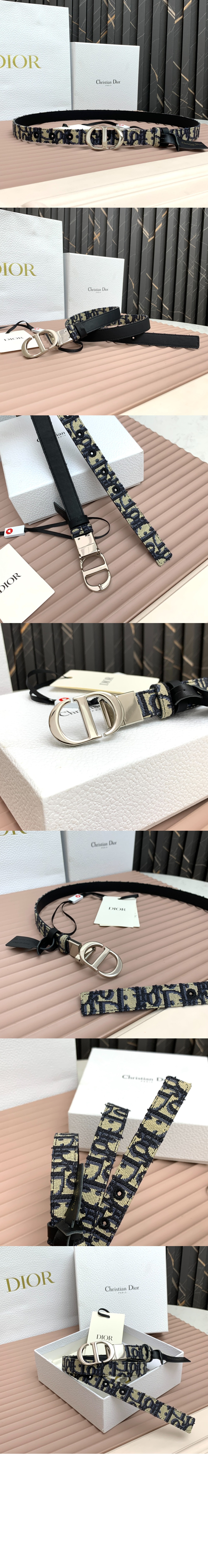 디올 30 Montaigne 리버서블 벨트 B0446