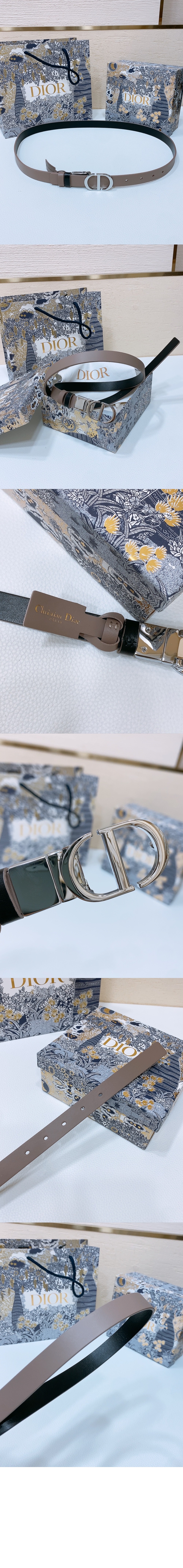 디올 30 Montaigne 리버서블 벨트 B0446